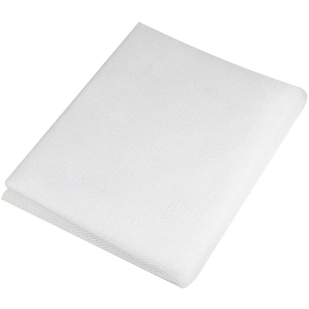 Agfabric 72 in. H x 72 in. W in Bird Netting Insect Barrier Garden Plant Cover -Shape Bag with Rope, White