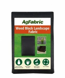 Agfabric 3 ft. x 50 ft. Heavy Non-Woven Landscape Fabric for Gardening Mat and Raised Bed Eco-Friendly and Weed Control