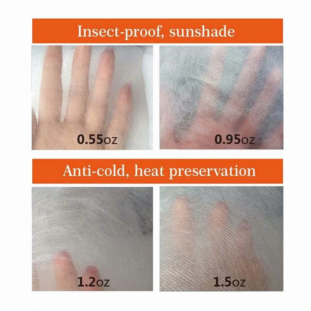 Agfabric 168 in. x 144 in. 0.95 oz. Plant Cover Warm Worth Frost Blanket for Season Extension and Frost Protection - Image 6