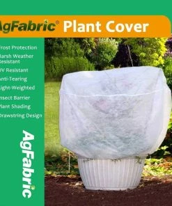 Agfabric 40 in. H x 60 in. Dia Round Shrub Jacket, 3D Round Plant Cover for Season Extension & Frost Protection, 0.95 oz.