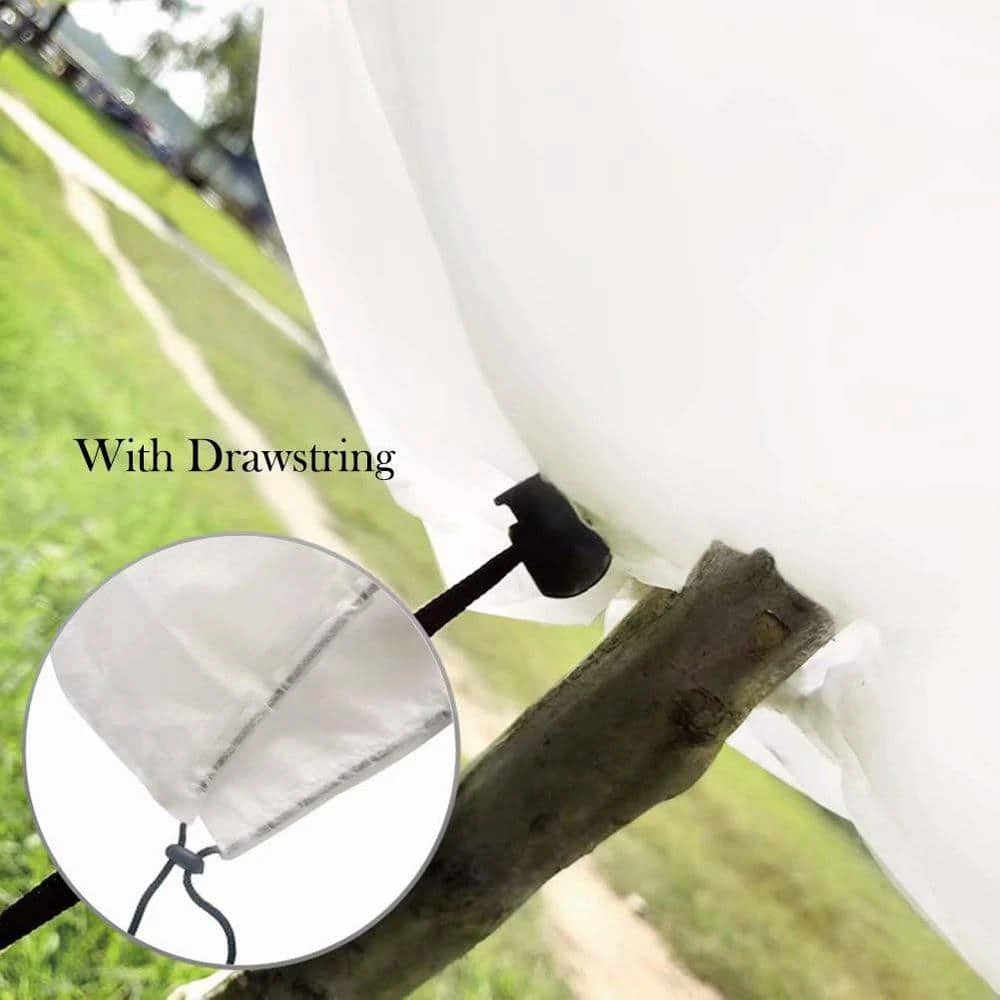 Agfabric 72 in. x 72 in. 1.2 oz. Garden Plant Cover Plant Blanket for Season Extension and Frostbite Protection - Image 4