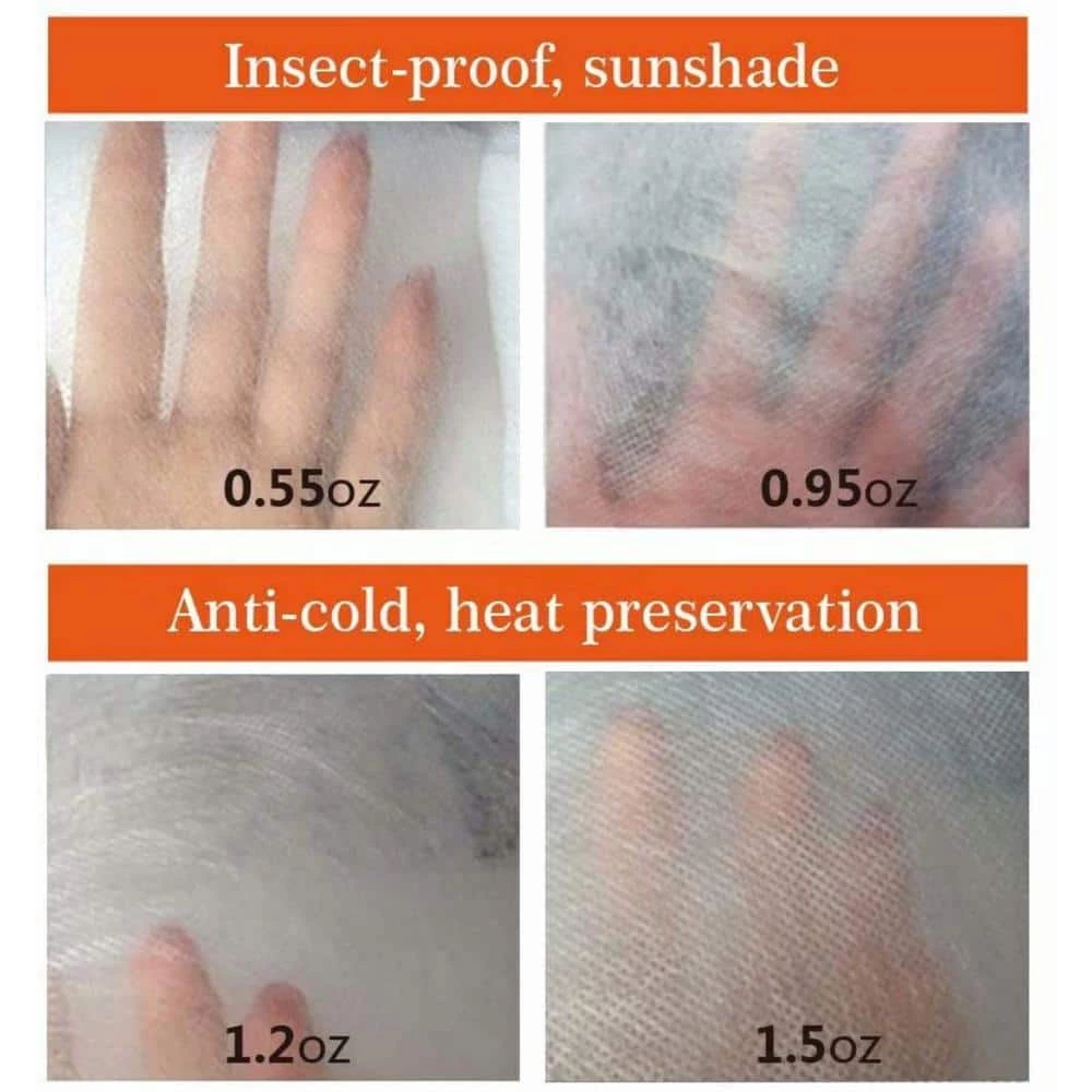 Agfabric 84 in. x 84 in. 1.5 oz. Plant Covers Freeze Protection with Zipper for Frost Protection and Season Extension - Image 6