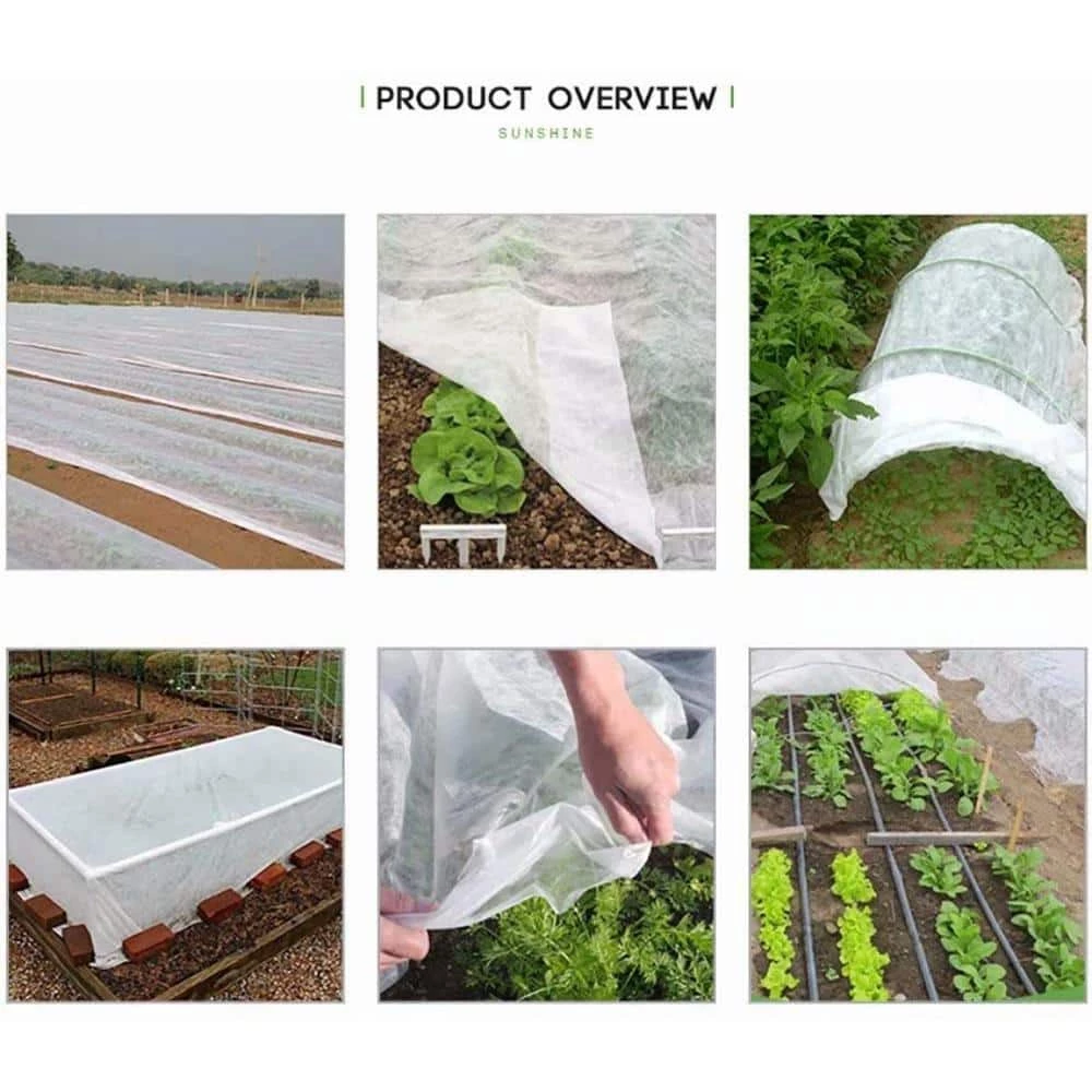 Agfabric 7 ft. x 25 ft. Frost Blanket for Vegetables and Plants Floating Row Covers Plant Covers Freeze Protection - Image 3