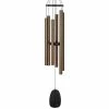 WOODSTOCK CHIMES Signature Collection, Bells of Paradise, 44 in. Black Wind Chime
