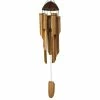 WOODSTOCK CHIMES Asli Arts Collection, Half Coconut Bamboo Chime, 36 in. Bamboo Wind Chime