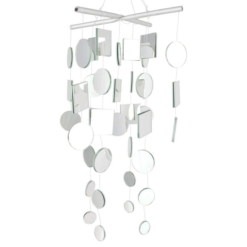 WOODSTOCK CHIMES Asli Arts Collection, Mirror Chime, Medium 20 in. Wind Chime C125