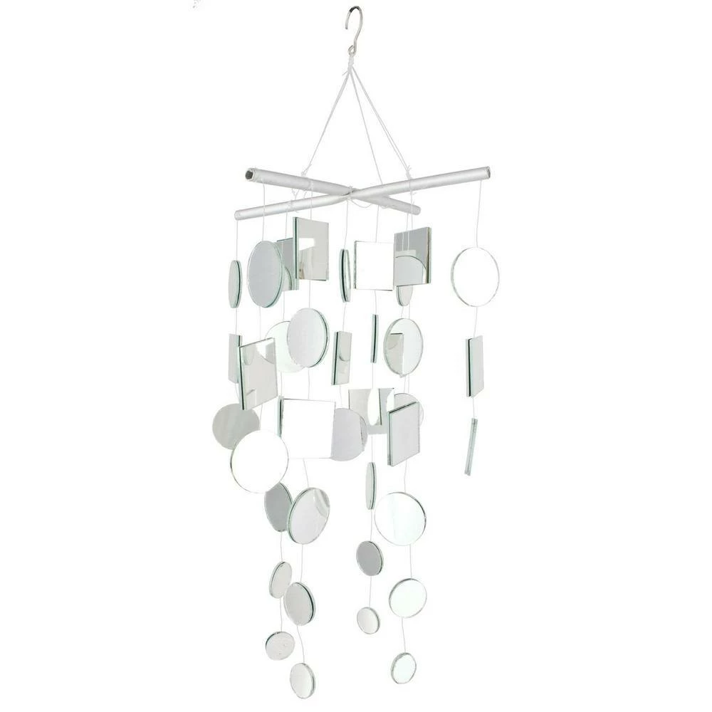 WOODSTOCK CHIMES Asli Arts Collection, Mirror Chime, Medium 20 in. Wind Chime C125 - Image 2