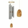 WOODSTOCK CHIMES Signature Collection, Chimes of Bach, 28 in. Silver Wind Chime CBWSI