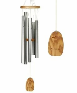 WOODSTOCK CHIMES Signature Collection, Chimes of Bach, 28 in. Silver Wind Chime CBWSI