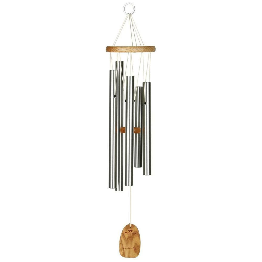 WOODSTOCK CHIMES Signature Collection, Chimes of Bach, 28 in. Silver Wind Chime CBWSI - Image 2