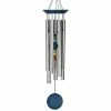 WOODSTOCK CHIMES Signature Collection, Woodstock Chakra Chime, 24 in. Blue Wind Chime