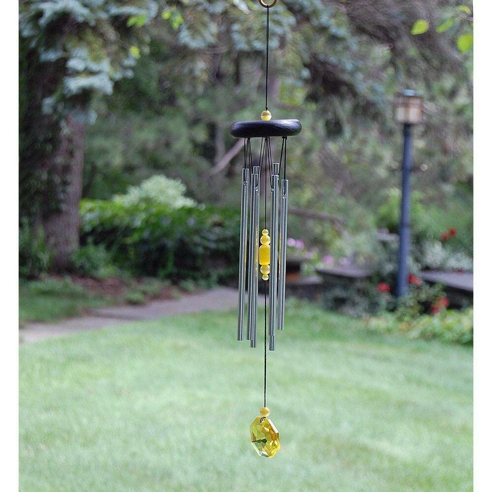 WOODSTOCK CHIMES Signature Collection, Woodstock Chakra Chime, 17 in. Citrine Wind Chime CCCI - Image 7