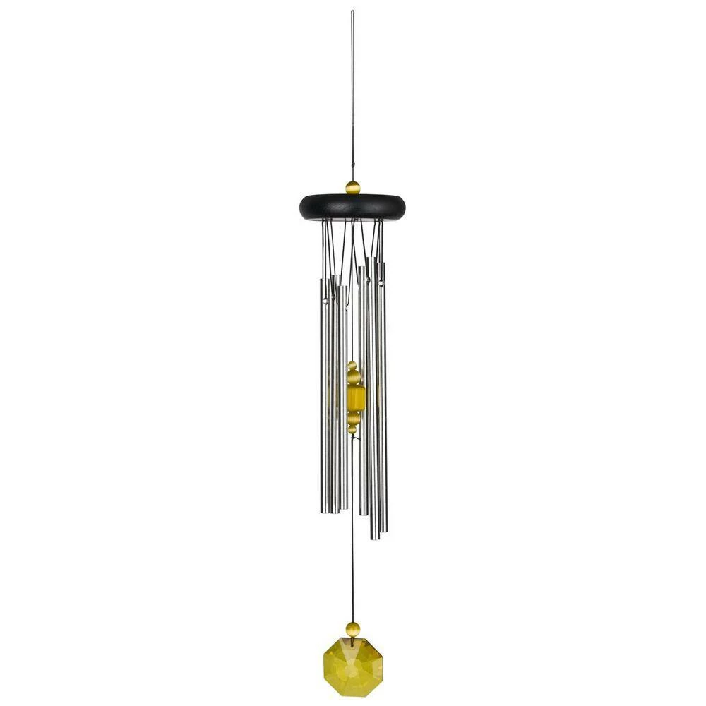 WOODSTOCK CHIMES Signature Collection, Woodstock Chakra Chime, 17 in. Citrine Wind Chime CCCI - Image 2
