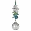 Woodstock Chimes Woodstock Rainbow Makers Collection, Crystal Grand Cascade, 4.5 in. Green Crystal Suncatcher CCGG