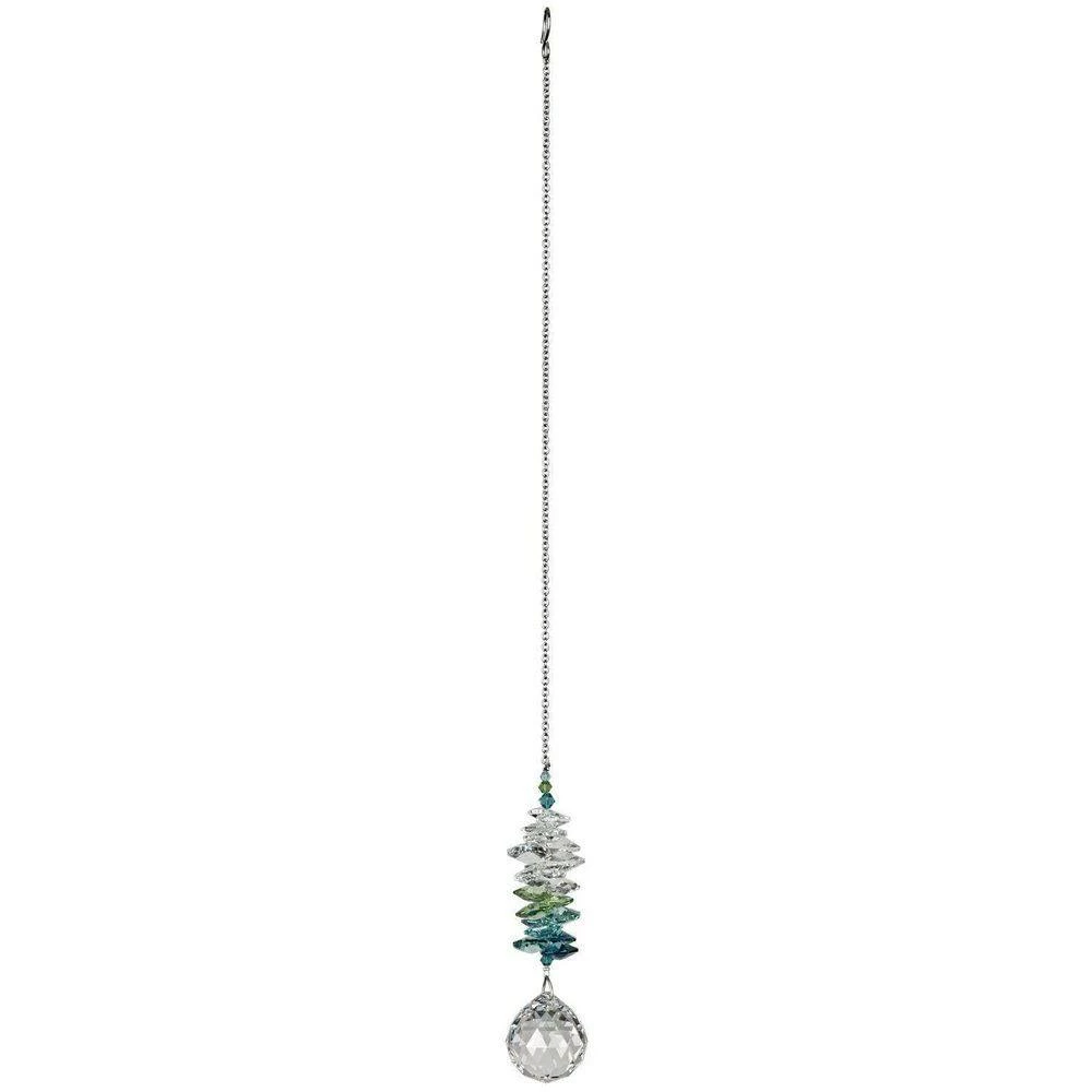 Woodstock Chimes Woodstock Rainbow Makers Collection, Crystal Grand Cascade, 4.5 in. Green Crystal Suncatcher CCGG - Image 2