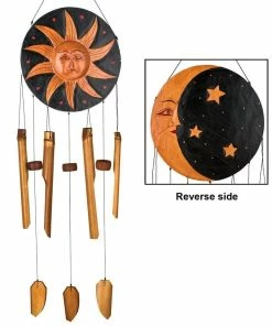 WOODSTOCK CHIMES Asli Arts Collection, Celestial Bamboo Chime, 37 in. Wind Chime CMCEL