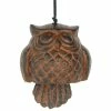 WOODSTOCK CHIMES Signature Collection, Woodstock Habitats, 11 in. Brown Owl Wind Bell