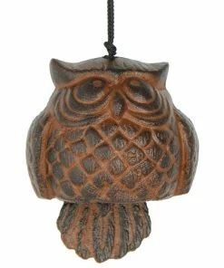 WOODSTOCK CHIMES Signature Collection, Woodstock Habitats, 11 in. Brown Owl Wind Bell