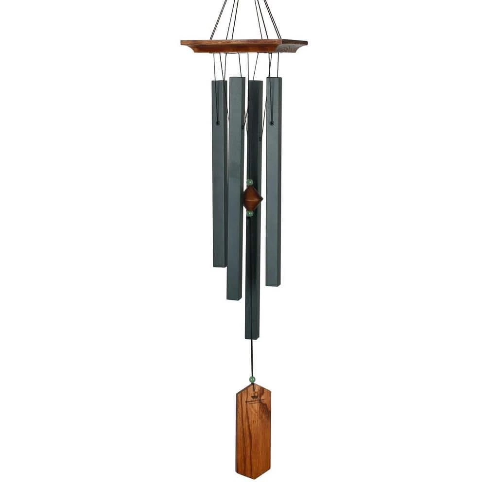 WOODSTOCK CHIMES Signature Collection, Woodstock Craftsman Chime, 33 in. Evergreen Wind Chime CRCE