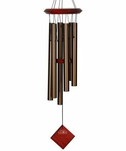 WOODSTOCK CHIMES Encore Collection, Chimes of Pluto, 27 in. Bronze Wind Chime