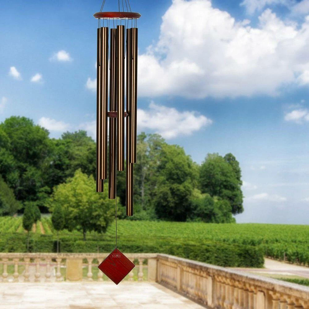 WOODSTOCK CHIMES Encore Collection, Chimes of Neptune, 54 in. Bronze Wind Chime - Image 7