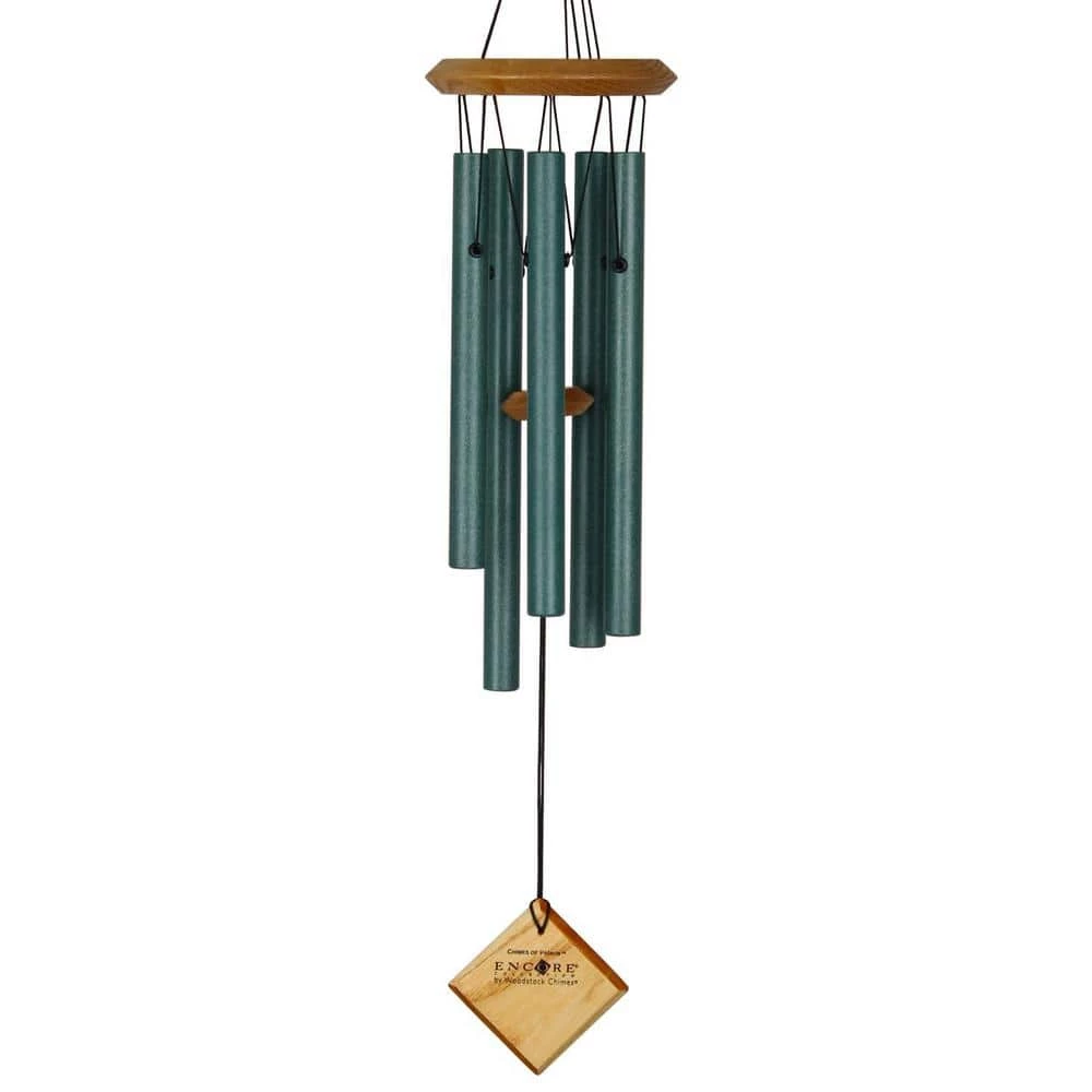 WOODSTOCK CHIMES Encore Collection, Chimes of Polaris, 22 in. Verdigris Wind Chime DCV22