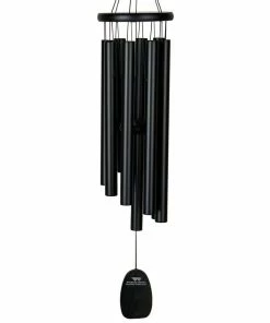 WOODSTOCK CHIMES Signature Gregorian Chimes, Alto 27 in. Black Wind Chime GABB