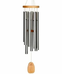WOODSTOCK CHIMES Signature Gregorian Chimes, Alto 27 in. Silver Wind Chime GAS