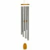 WOODSTOCK CHIMES Signature Gregorian Chimes, Baritone 56 in. Silver Wind Chime GBS