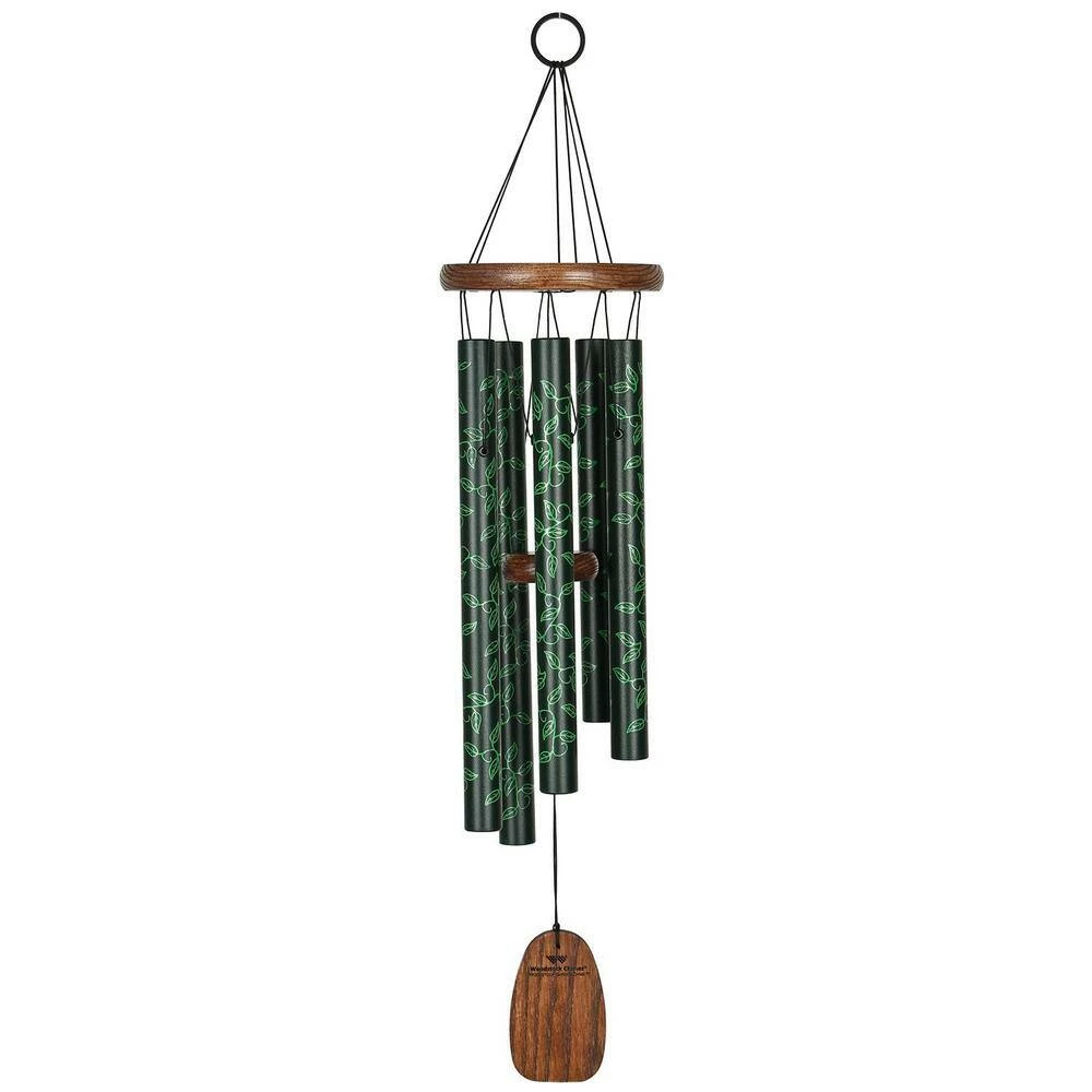 WOODSTOCK CHIMES Signature Woodstock Garden Chime, 24 in. Ivy Green Wind Chime GCI - Image 2