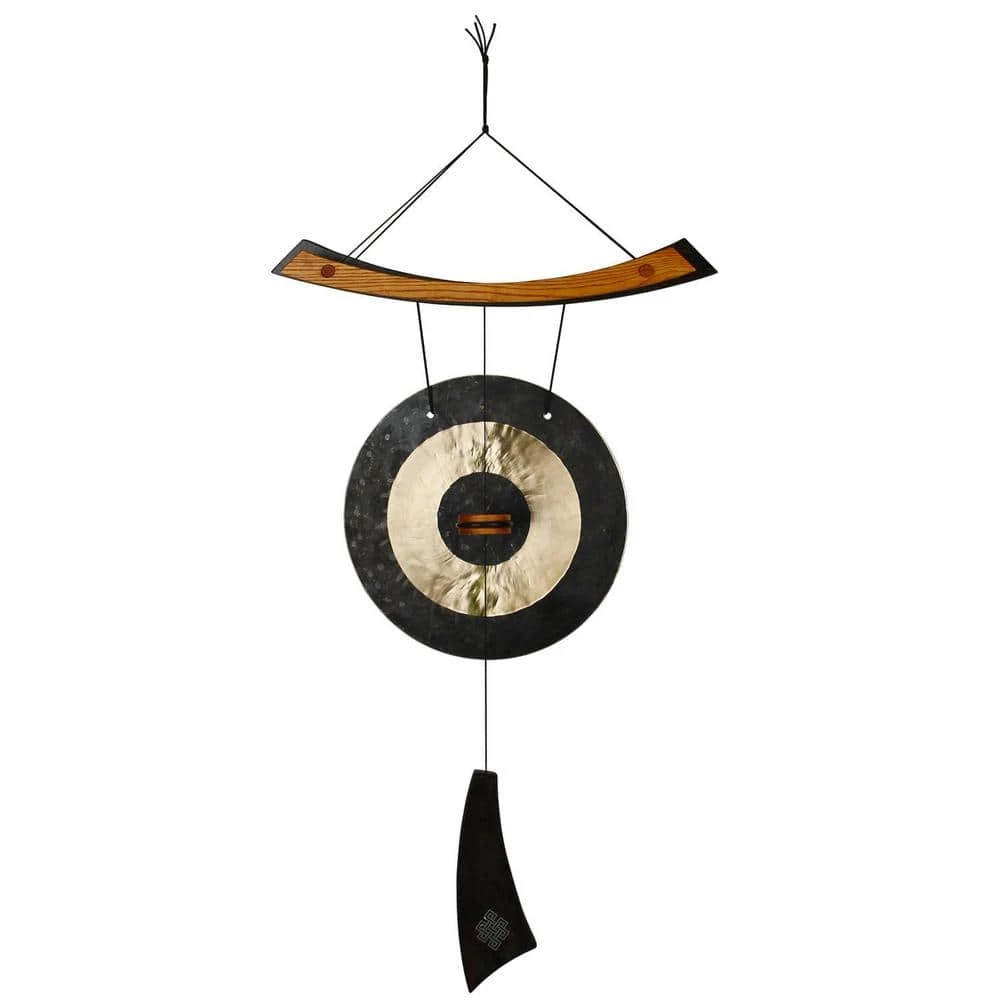 WOODSTOCK CHIMES Signature Collection, Woodstock Healing Gong, 30'' Wind Gong HG - Image 2