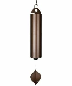 WOODSTOCK CHIMES Signature Collection, Heroic Windbell, Grand, 52 in. Antique Copper Wind Bell