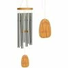 WOODSTOCK CHIMES Signature Collection, Woodstock Wedding Chime, 34 in. Silver Wind Chime IDO