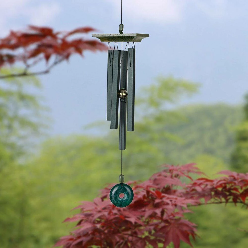WOODSTOCK CHIMES Signature Collection, Woodstock Jade Chime, 22 in. Green Wind Chime JC - Image 7