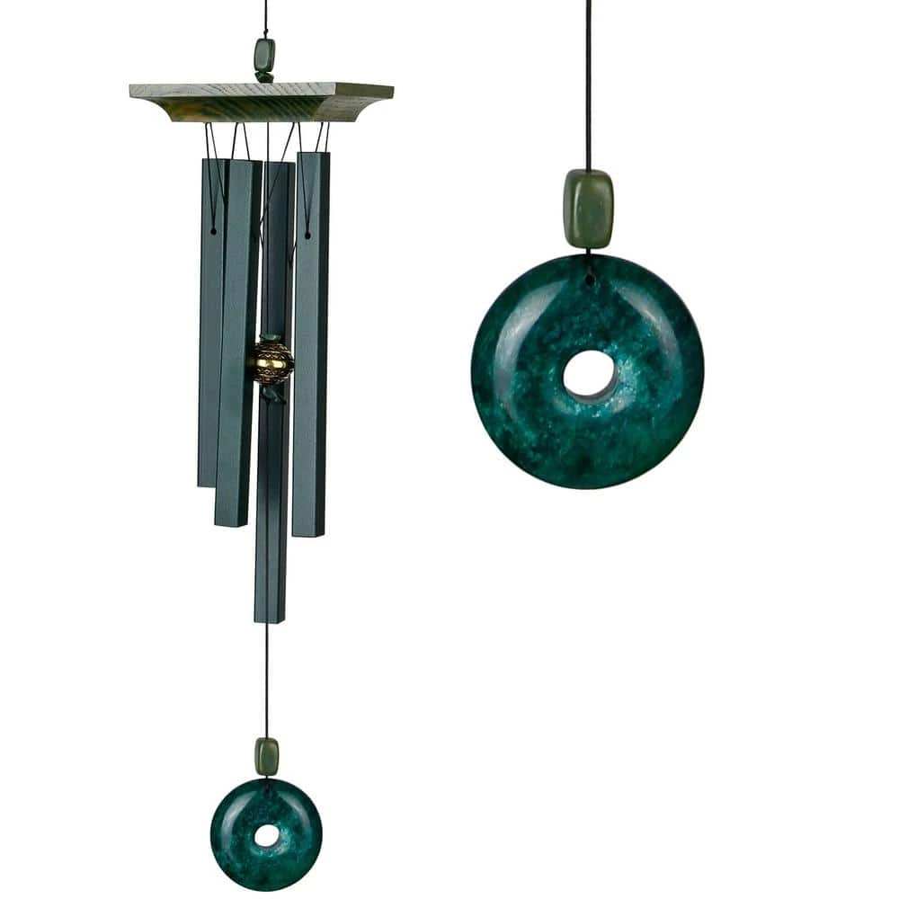 WOODSTOCK CHIMES Signature Collection, Woodstock Jade Chime, 22 in. Green Wind Chime JC