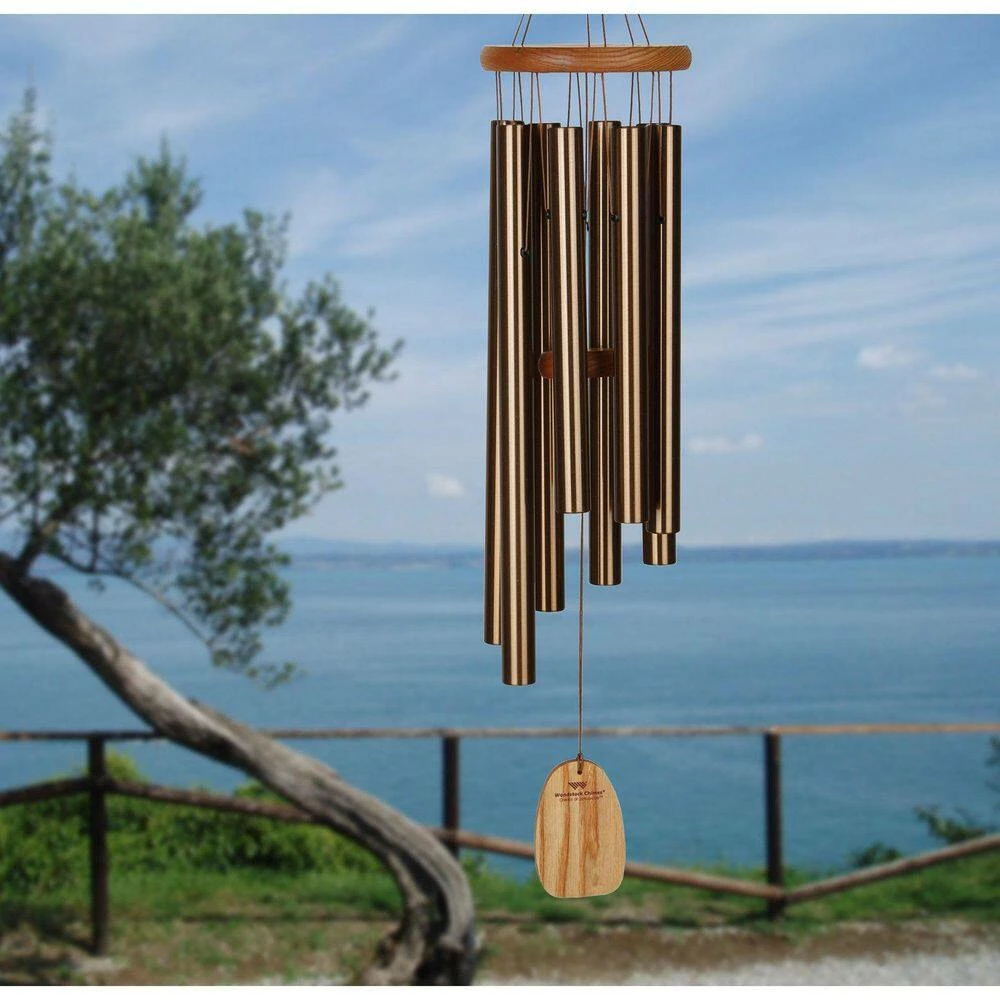 WOODSTOCK CHIMES 29 in. Signature Collection, Chimes of Jerusalem, Bronze Wind Chime JRWBR - Image 7
