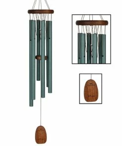 WOODSTOCK CHIMES Signature Collection, Pachelbel Canon Chime, 32 in. Silver Wind Chime