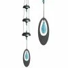 WOODSTOCK CHIMES Signature Collection, Woodstock Temple Bells, Turquoise, 25 in. Wind Bell