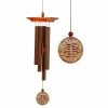 WOODSTOCK CHIMES Signature Collection, Woodstock Amber Chime, 20'' Bronze Wind Chime WABR