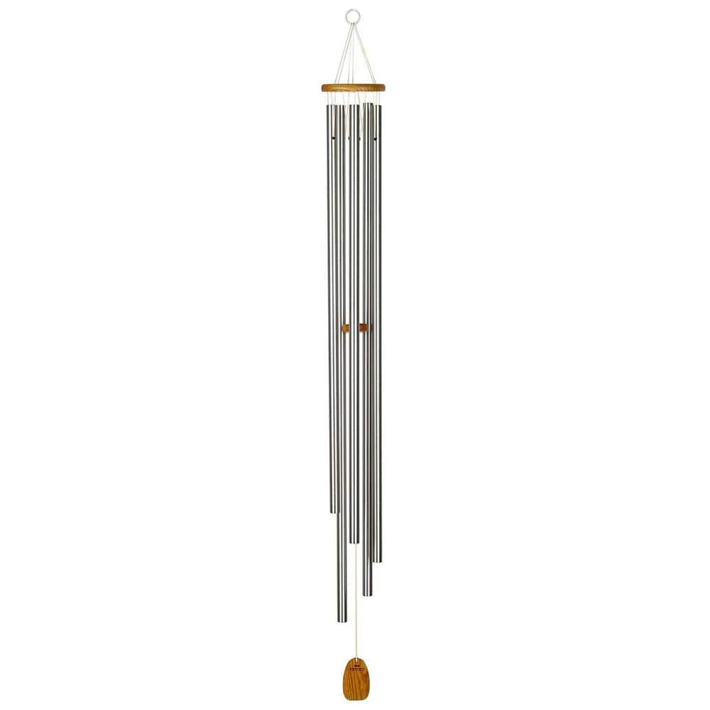 WOODSTOCK CHIMES Signature Collection, Chimes of Westminster, 57 in.Silver Wind Chime - Image 2