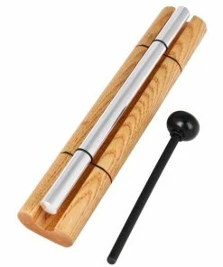 WOODSTOCK CHIMES Signature Collection, Woodstock Zenergy Chime Deep Zen 1.5 in. Silver Chime