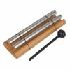 WOODSTOCK CHIMES Signature Collection, Woodstock Zenergy Chime Meditation 1.5 in. Silver Chime ZENERGY2